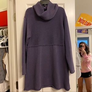 J. Jill Purple Sweater Dress